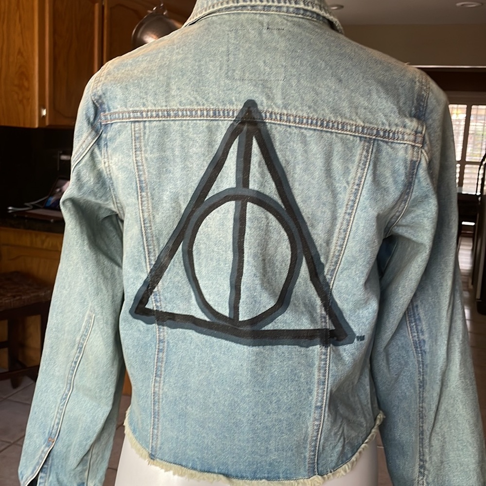 Harry Potter denim jacket size small